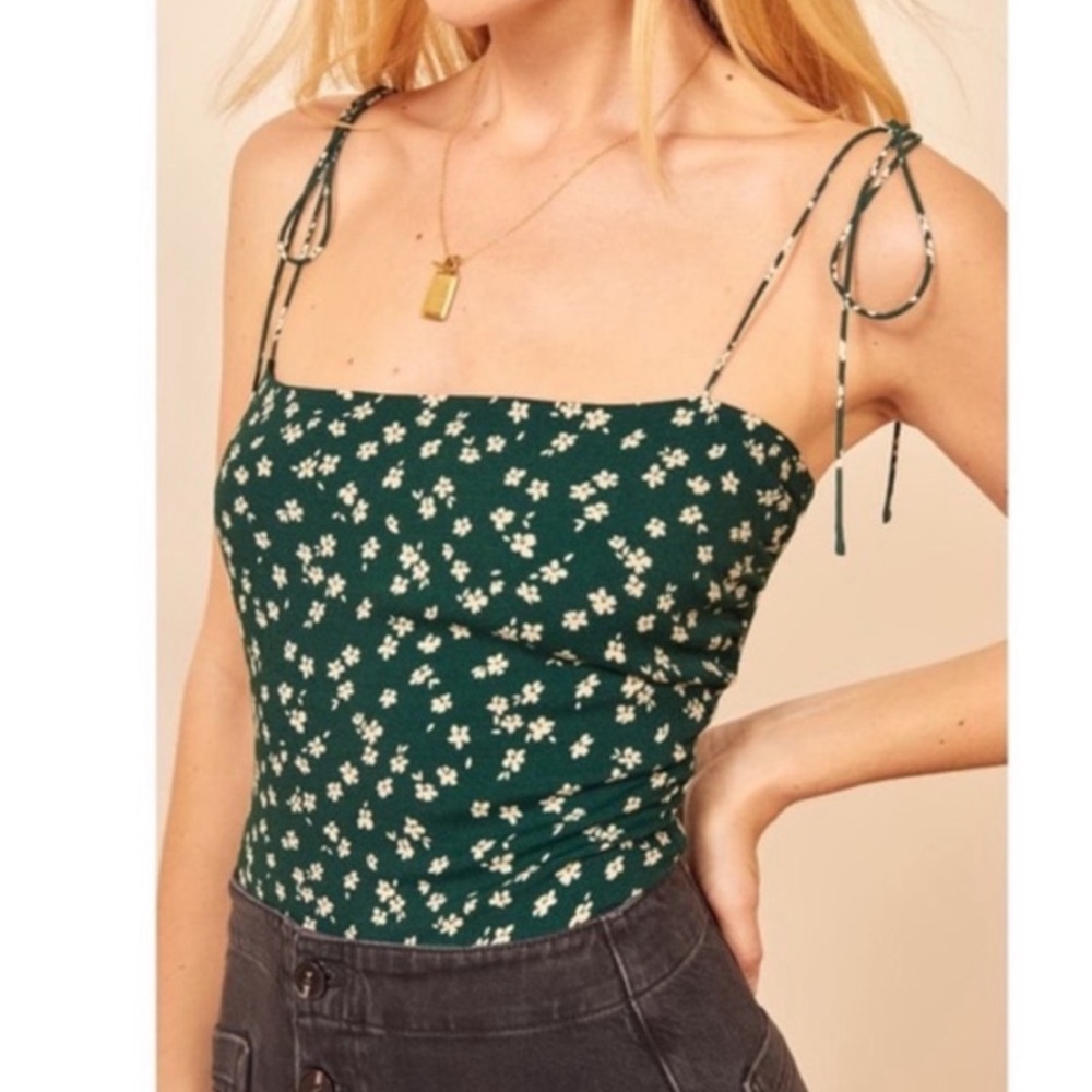 REFORMATION Lupe Annette Top
